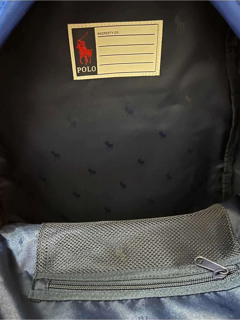Polo by Ralph Lauren Men’s Multi-Color Backpack - Navy/Blue/Red/Green/Yellow
